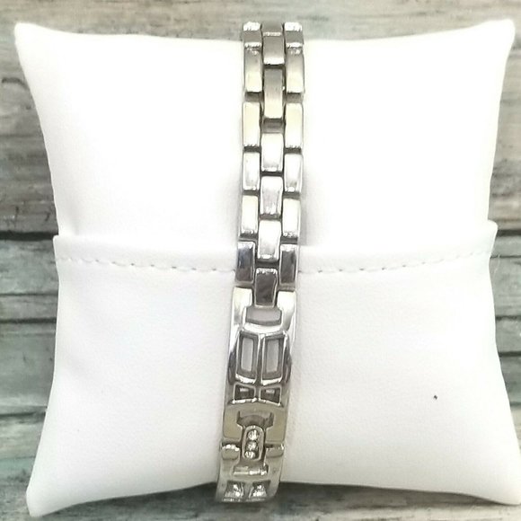 Charter Club Pearl Crystal Watch H32 - Picture 5 of 10